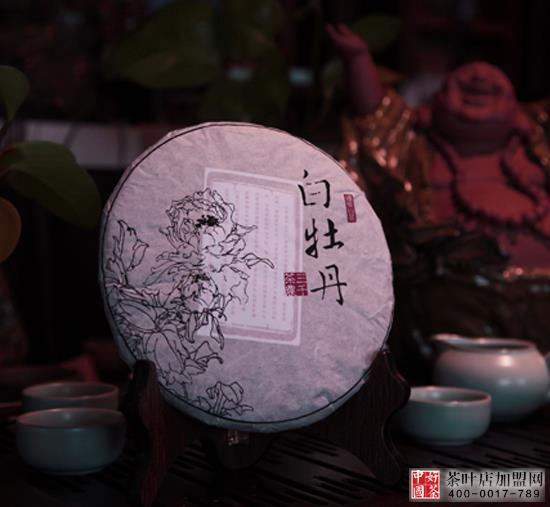 茶叶加盟店,三千系列--经典茶饼系列值得收藏--白牡丹茶饼