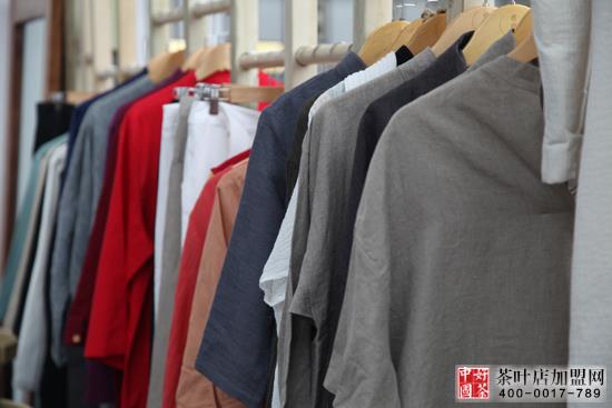 美女茶服,茶叶加盟店,茶服加盟--惜物茶服展厅