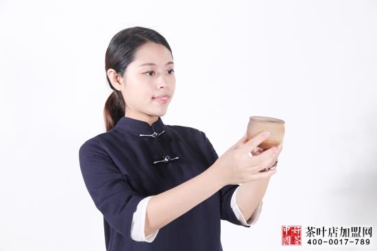 女士茶服,茶叶加盟店,惜物茶服--精致休闲长衫系列6