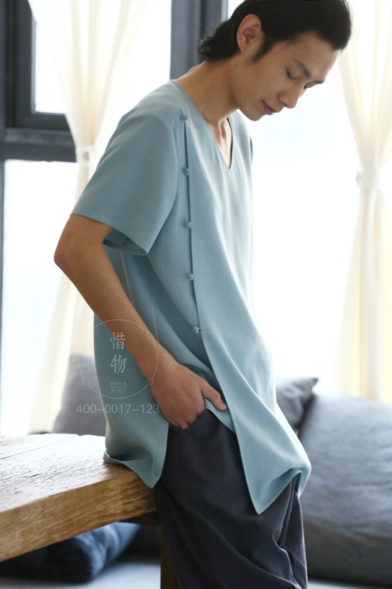 男装茶服之美－惜物棉麻服饰加盟批发代理