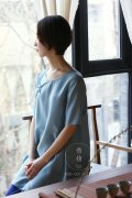 茶人服_茶服之美东方中式服饰时代新宠